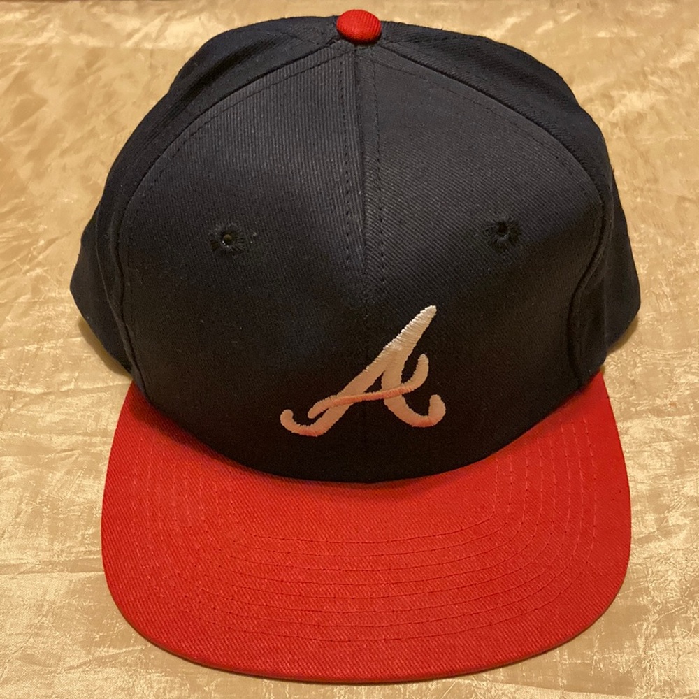 Vintage 80s Atlanta Braves Twins Enterprise Snapback